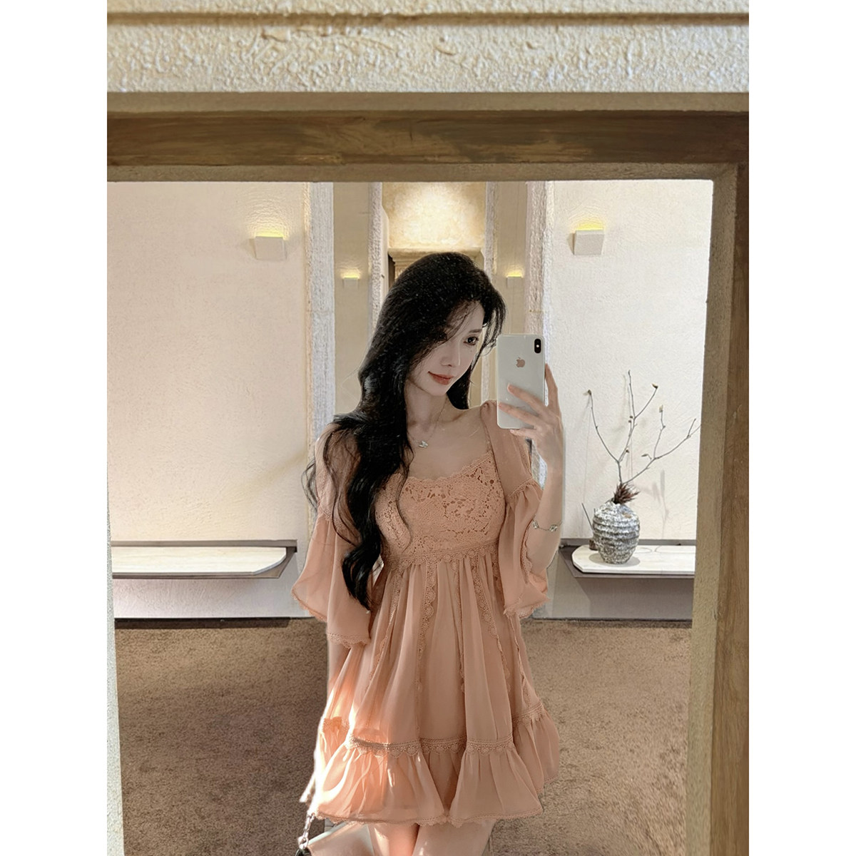 JustQin【逃之夭夭】2026新款夏装收腰性感裙收腰连衣裙短裙女