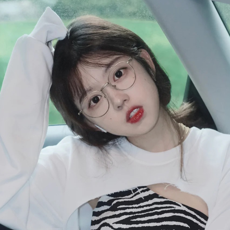 秀智同款圆框近视眼镜  防蓝光眼睛配度数