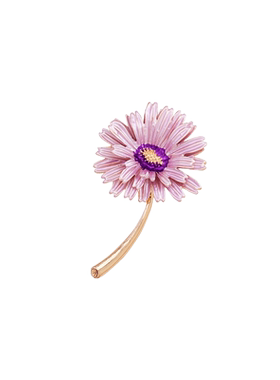 ins秋冬复古雏菊胸针高档毛衣