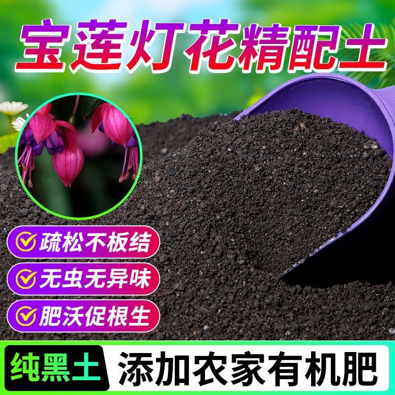 宝莲灯花有机营养土养花种菜专用土土农家肥土疏松图片