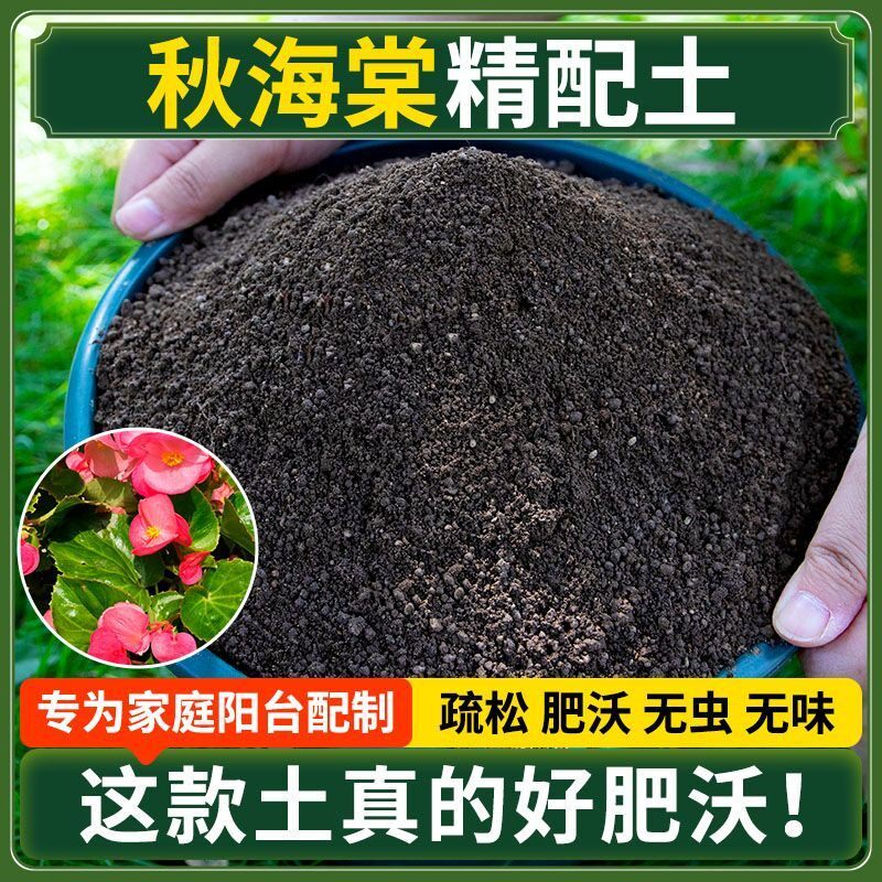 秋海棠营养土种菜专用土清仓种花专用有机肥料土多肉扦插育苗土壤