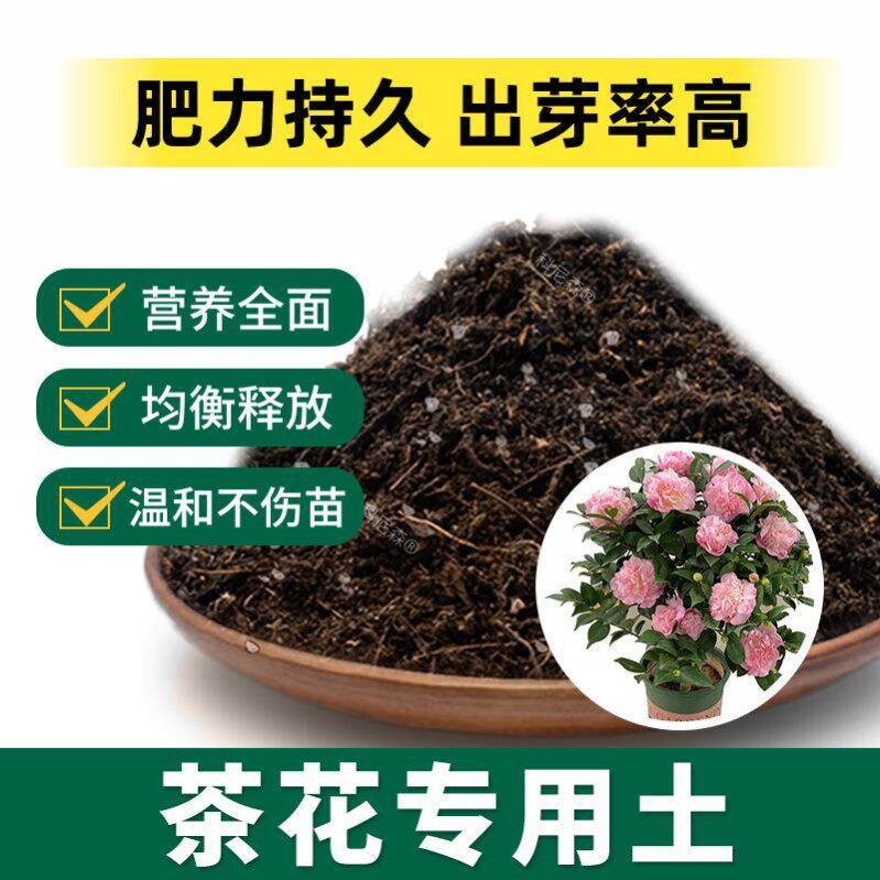 茶花专用土山茶花专用肥料天然养花土植物育苗花土营养土盆栽土壤