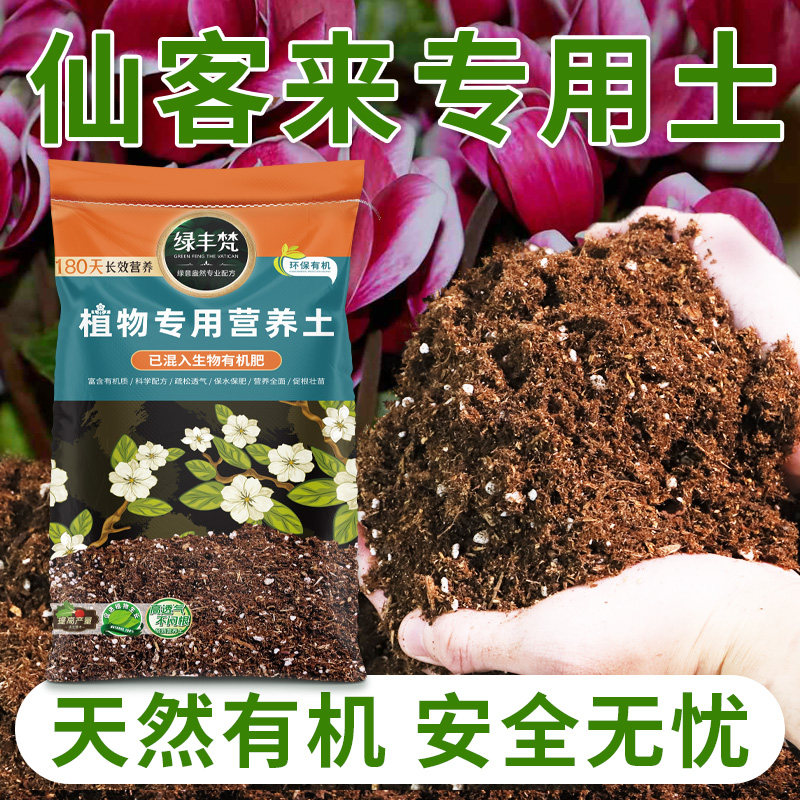 仙客来专用基质配比均衡家用盆栽土质地松软防徒长大包装观叶室内