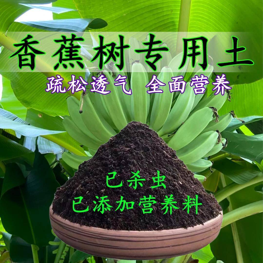 香蕉树专用土香蕉树专用营养土盆栽土养花种花土通用种植土壤肥料