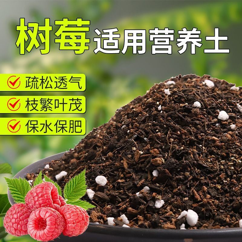 树莓专用轻质园艺土种植土干湿循环好根壮苗好园艺盆栽营养土育苗