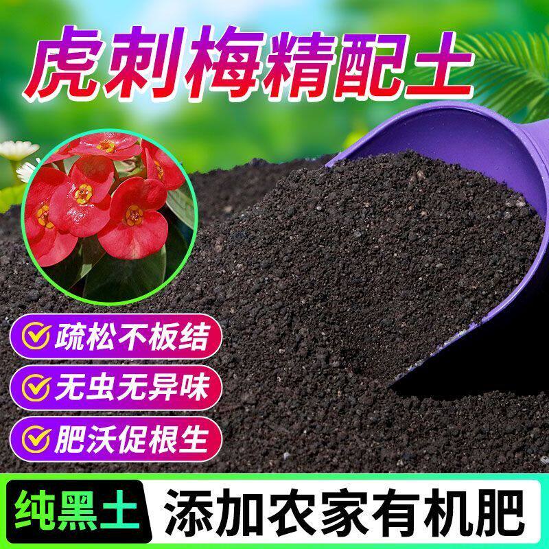 虎刺梅有机营养土养花种菜专用土轻质土农家肥土疏松