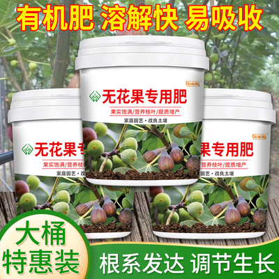 无花果专用肥料地栽庭院四季果树颗粒型复合肥缓释肥有机肥料追肥