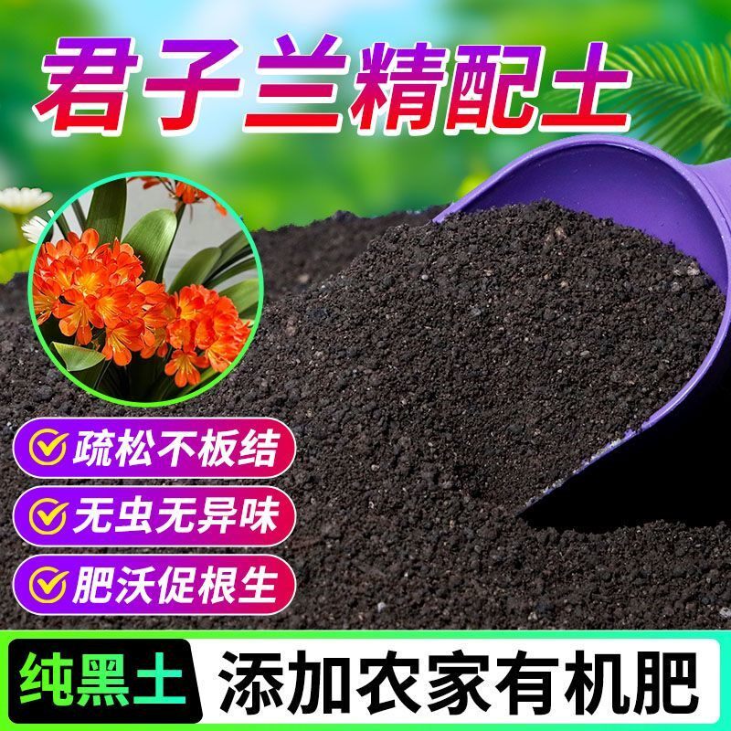 君子兰有机营养土养花种菜专用土轻质土农家肥土疏松