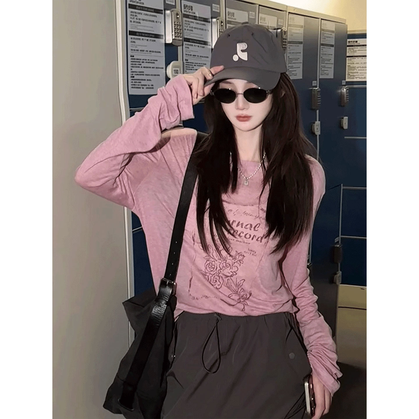 粉色防晒罩衫女2025夏季新款性感微透韩系穿搭超火高级感长袖T恤,女装/女士精品,T恤,淘宝优惠券,粉丝福利购,淘宝优惠卷