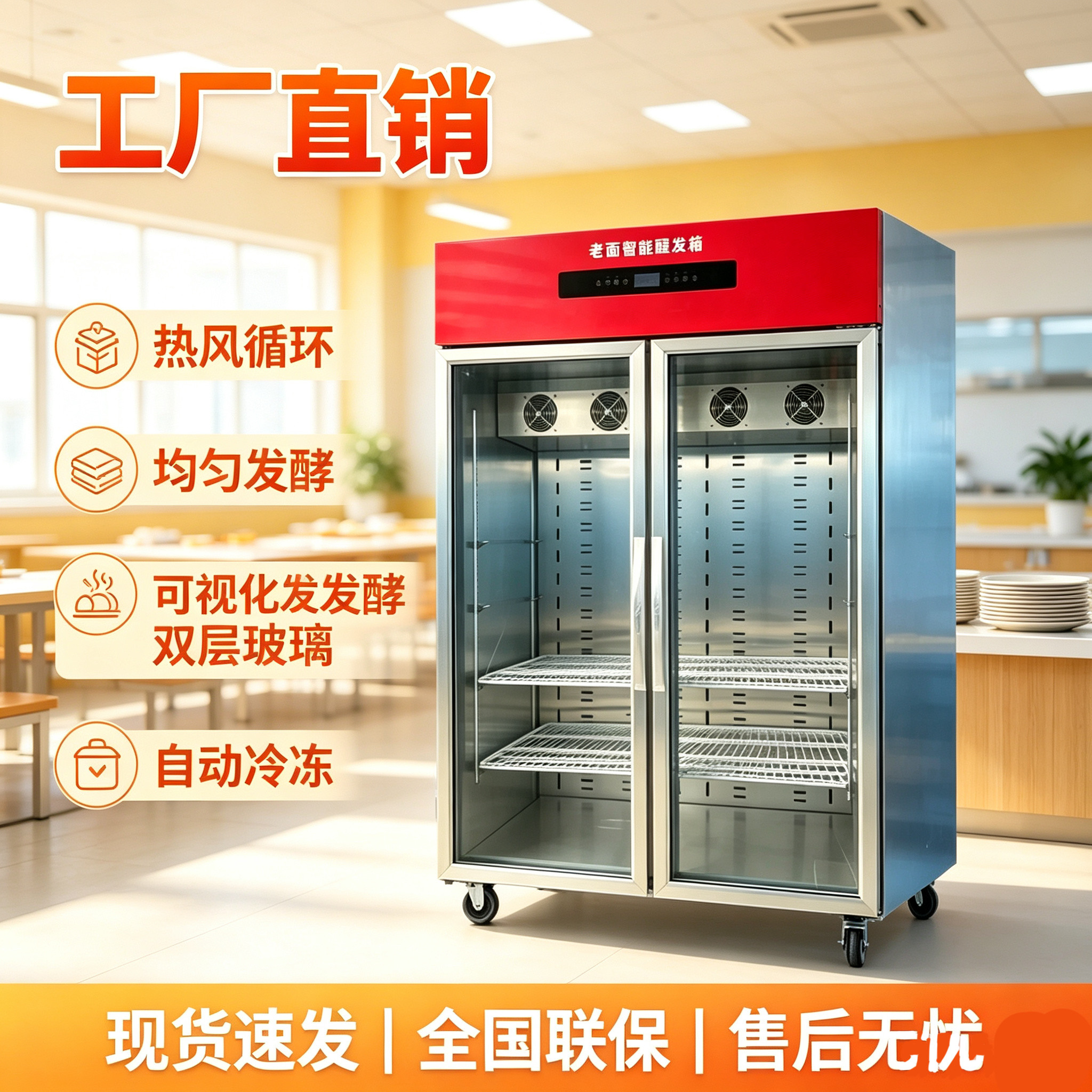 商用老面醒发柜大容量多层小笼包馒头面团智能控温发酵醒发箱