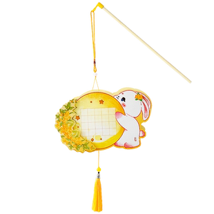 5套装中秋节专用硬笔书法纸手工自制灯笼材料包幼儿园儿童小学生练字培训班优秀作品展示diy玉兔月饼发光花灯