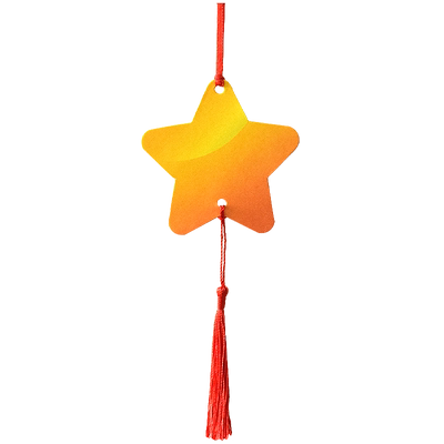 学校班级签名墙星星卡片创意小五角星形状心愿祝福个性留言寄语目标贺卡DIY手工装扮幼儿园儿童入园场景挂饰