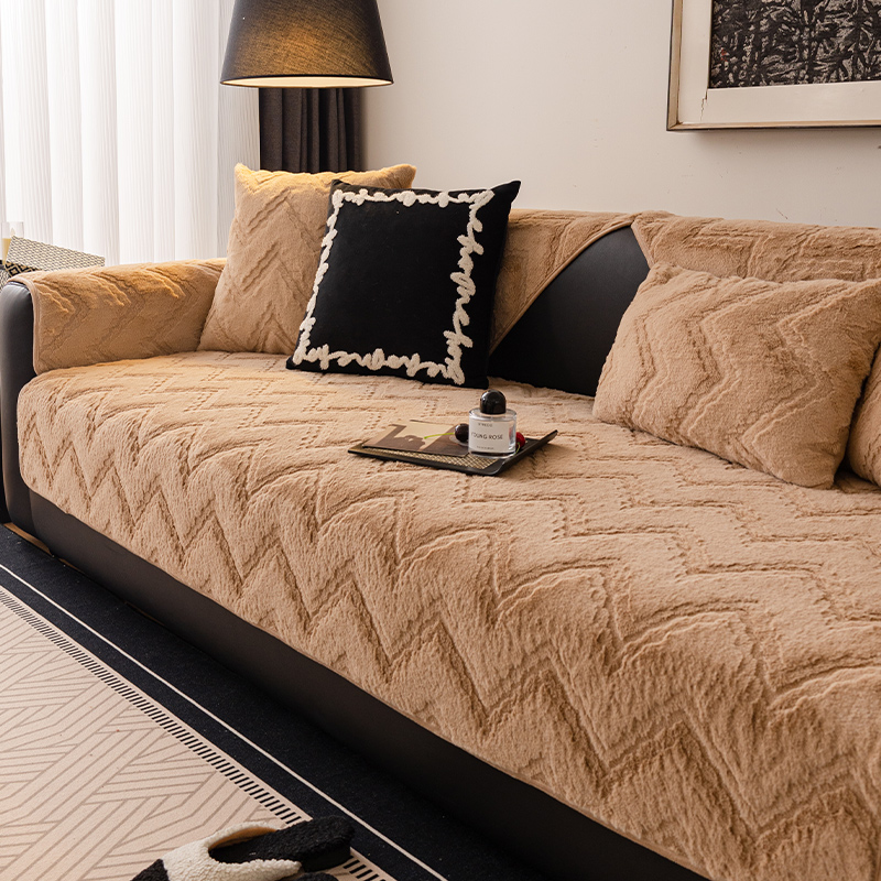 升级不掉毛加厚毛绒防滑坐垫子