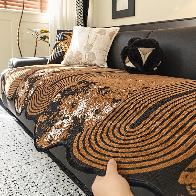 2025新款高级感沙发垫防滑异型不规则盖布巾四季通用防猫抓坐垫子,居家布艺,沙发垫,淘宝优惠券,粉丝福利购,淘宝优惠卷