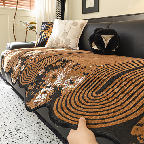 2025新款高级感雪尼尔防滑沙发垫