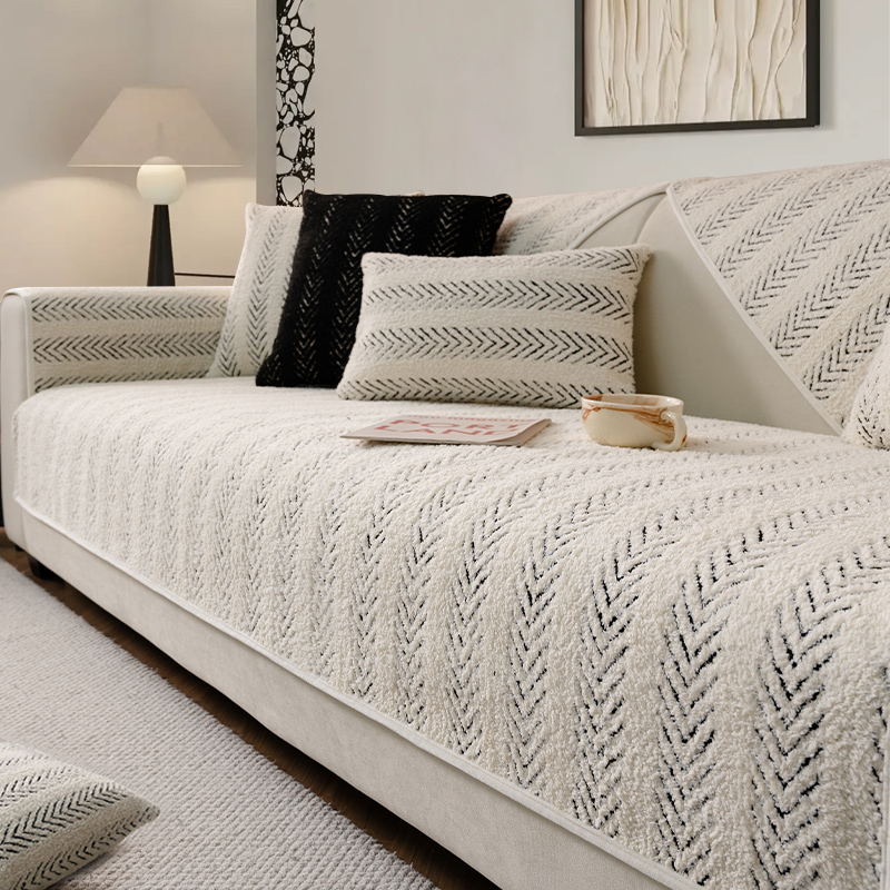 唯蒂妮秋冬加厚毛绒沙发垫