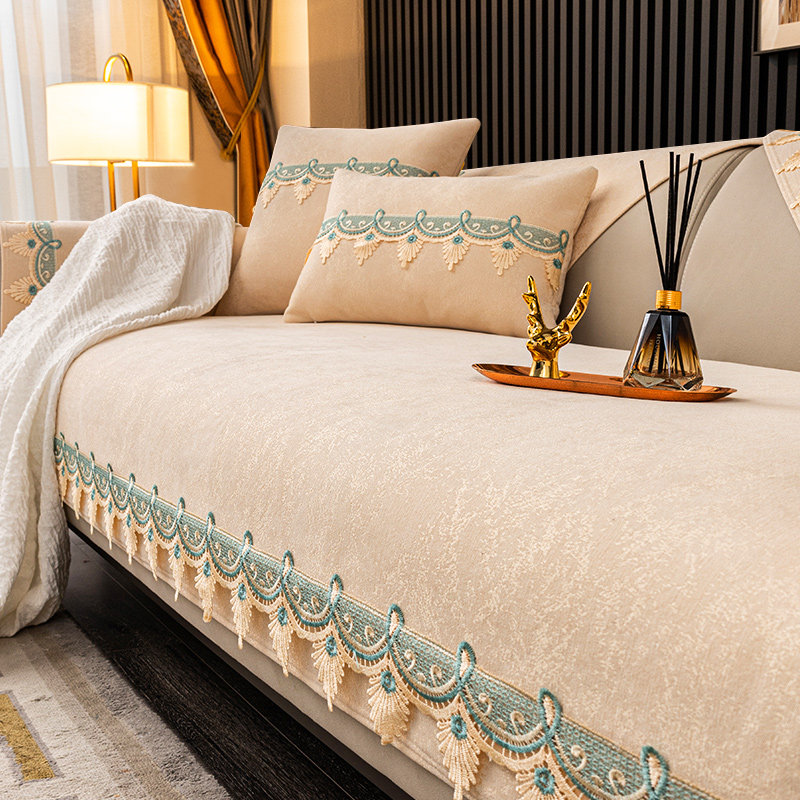 轻奢风雪尼尔防滑沙发垫四季通用简约现代沙发套罩坐垫子靠背盖布,居家布艺,沙发垫,淘宝优惠券,粉丝福利购,淘宝优惠卷