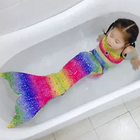 Bộ đồ bơi trẻ em đuôi cá nàng tiên cá áo tắm cô gái Công chúa học trò nàng tiên cá bikini - Đồ bơi trẻ em quần áo trẻ em nam