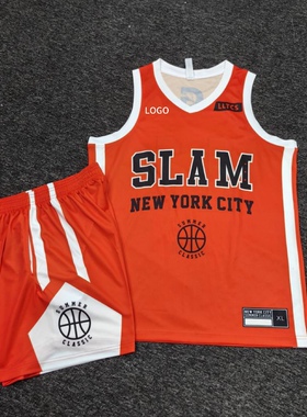 SLAM联赛Cooper Flagg美式球衣数码印吸汗透气速干包邮聚酯纤维