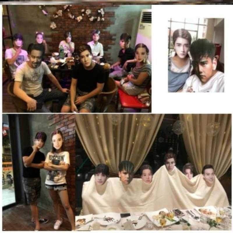 人皮面皮易容面倶真人面具纸质头套假道具整蛊仿真人3d易容神器