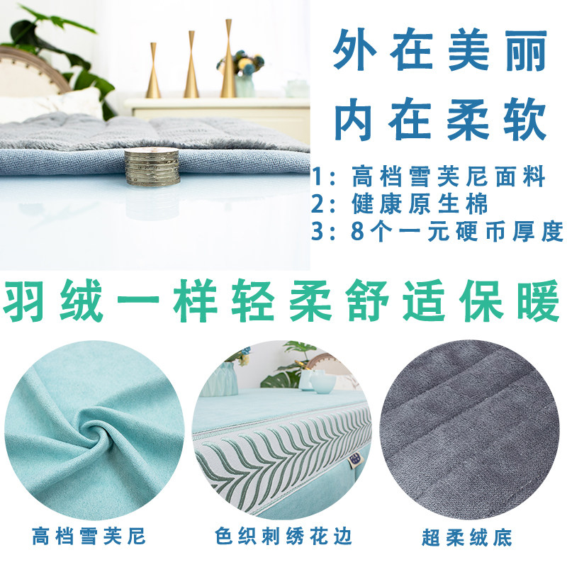 定制北欧烤火罩格子加厚正方形烤火被取暖桌罩冬季电炉罩电暖桌罩