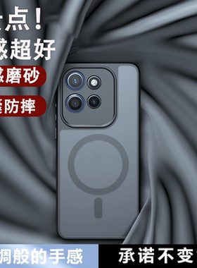 【磁吸】适用motorola摩托罗拉edge50手机壳磨砂edge60全包pro气囊防摔neo透明fuion新款ultra高级感2025硬壳