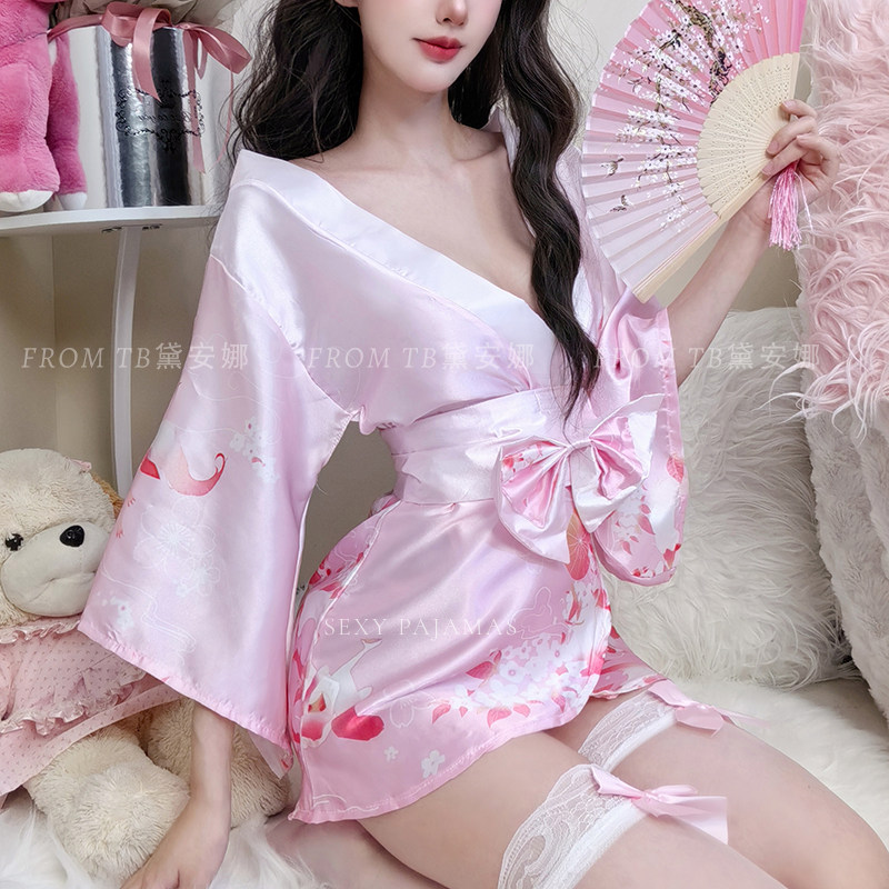 内衣2025新款情趣诱惑装日系和服制服纯欲肚兜性感睡衣禁欲系qqny