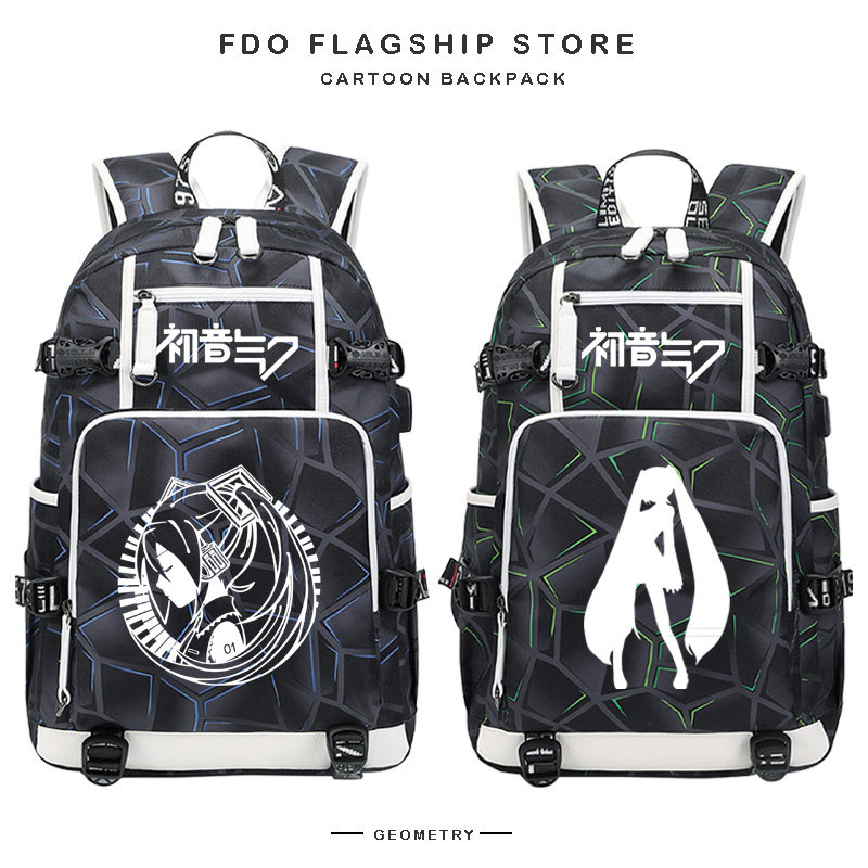 初音未来周边书包男童三四五六年级小学生中学生初中生大容量背包