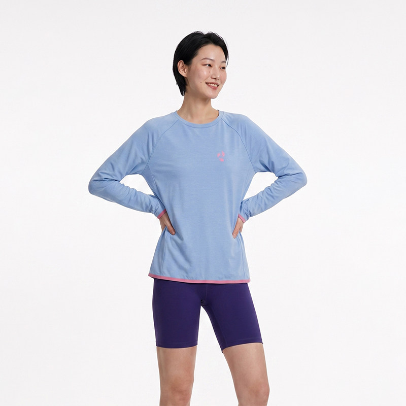 CONKLAB重磅纯棉宽松长袖T恤女