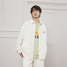 conklab趣味水果标格子夹棉肌理衬衫男春季国潮宽松休闲情侣外套