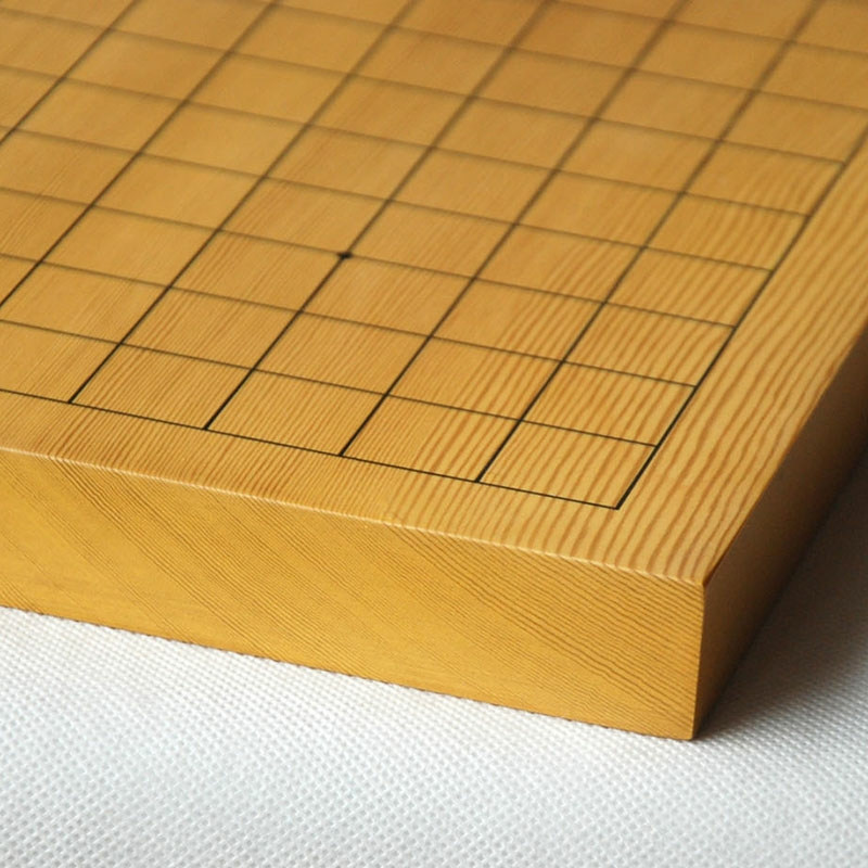 5公分新榧木双面棋盘一面围棋棋盘一面象棋棋盘木纹清