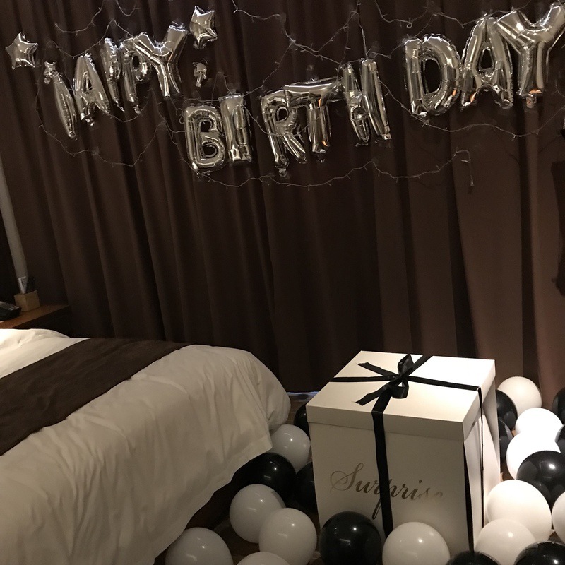 礼物盒爆炸气球惊喜盒子求婚礼物ins装饰盒浪漫生日蛋糕礼品盒子