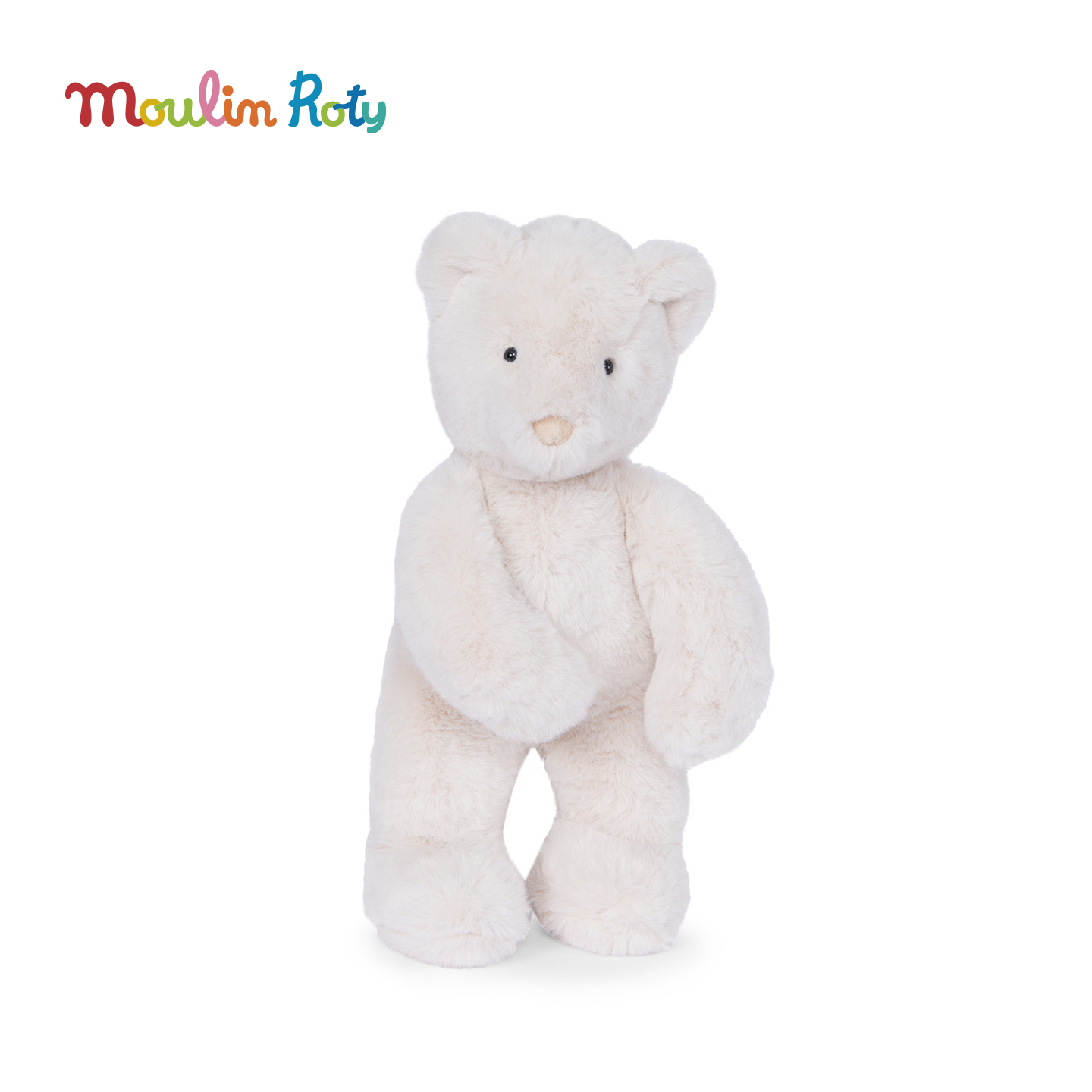 法国moulinroty柔软小熊毛绒玩偶