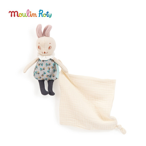 法国moulinroty婴儿玩偶安抚巾