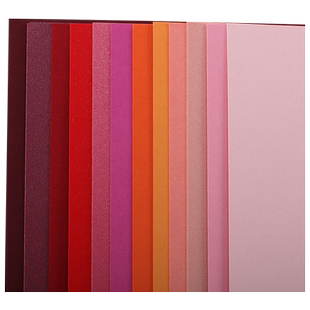 全开/半开红色系列卡纸2开粉色浅粉玫红大红酒红橙色桔红珠光紫红加厚彩色230-250g克手工绘画剪纸大张背景纸