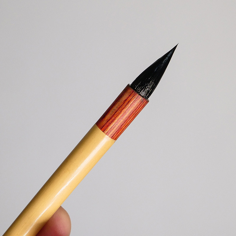 专业级小楷毛笔灵飞经初学者练字学生兼毫古法纯狼毫小号蒜头紫毫