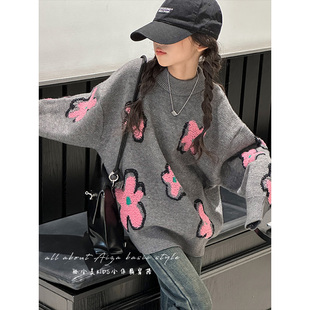 PAUL童装 女童毛衣儿童加厚针织衫2026秋冬装新款大童女孩保暖打