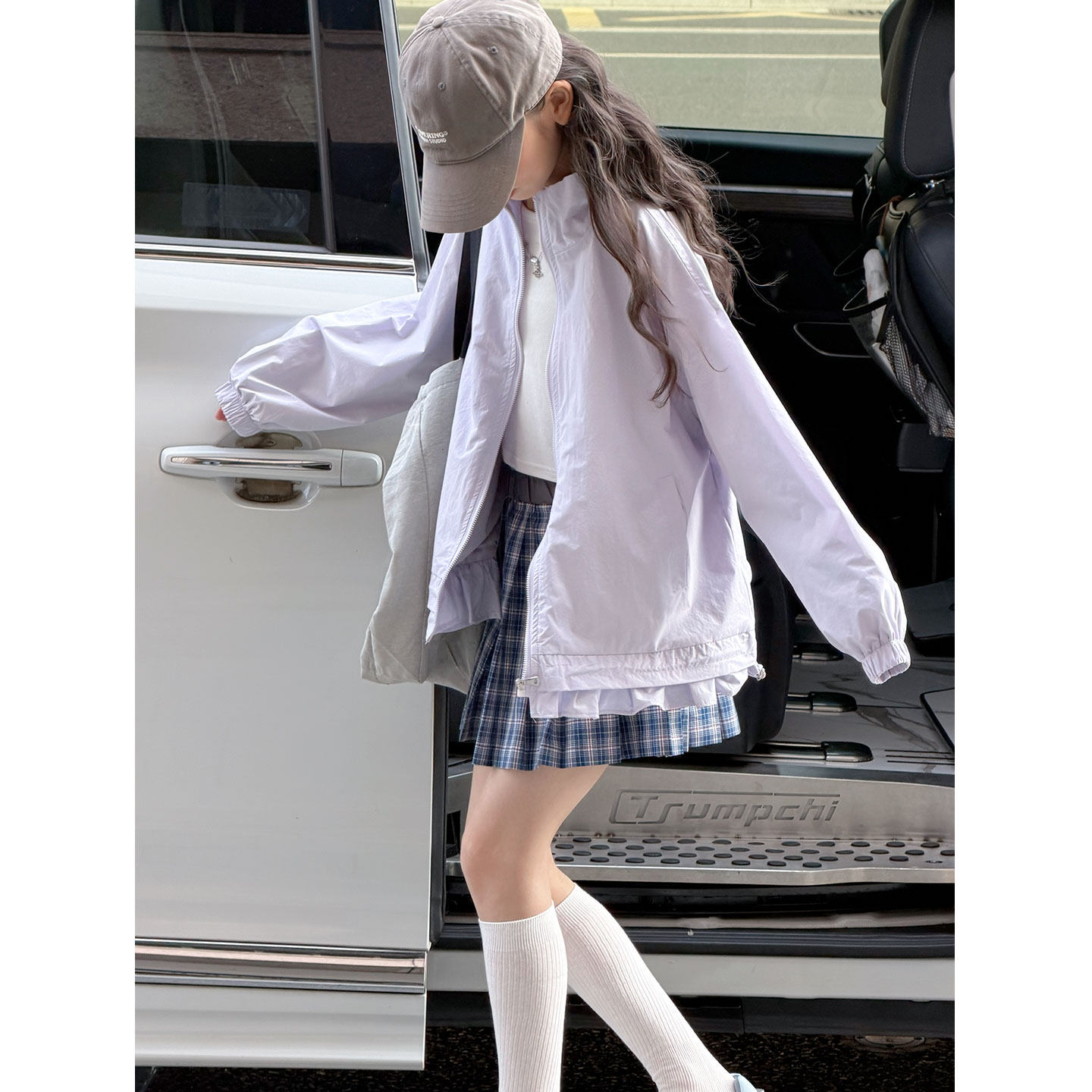 PAUL童装韩系花边立领女童春秋外套2026新款春装儿童休闲夹克上衣,童装/婴儿装/亲子装,普通外套,淘宝优惠券,粉丝福利购,淘宝优惠卷