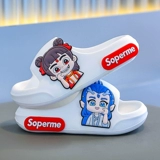 Детские тапочки для мальчиков, нескользящие летние слайдеры