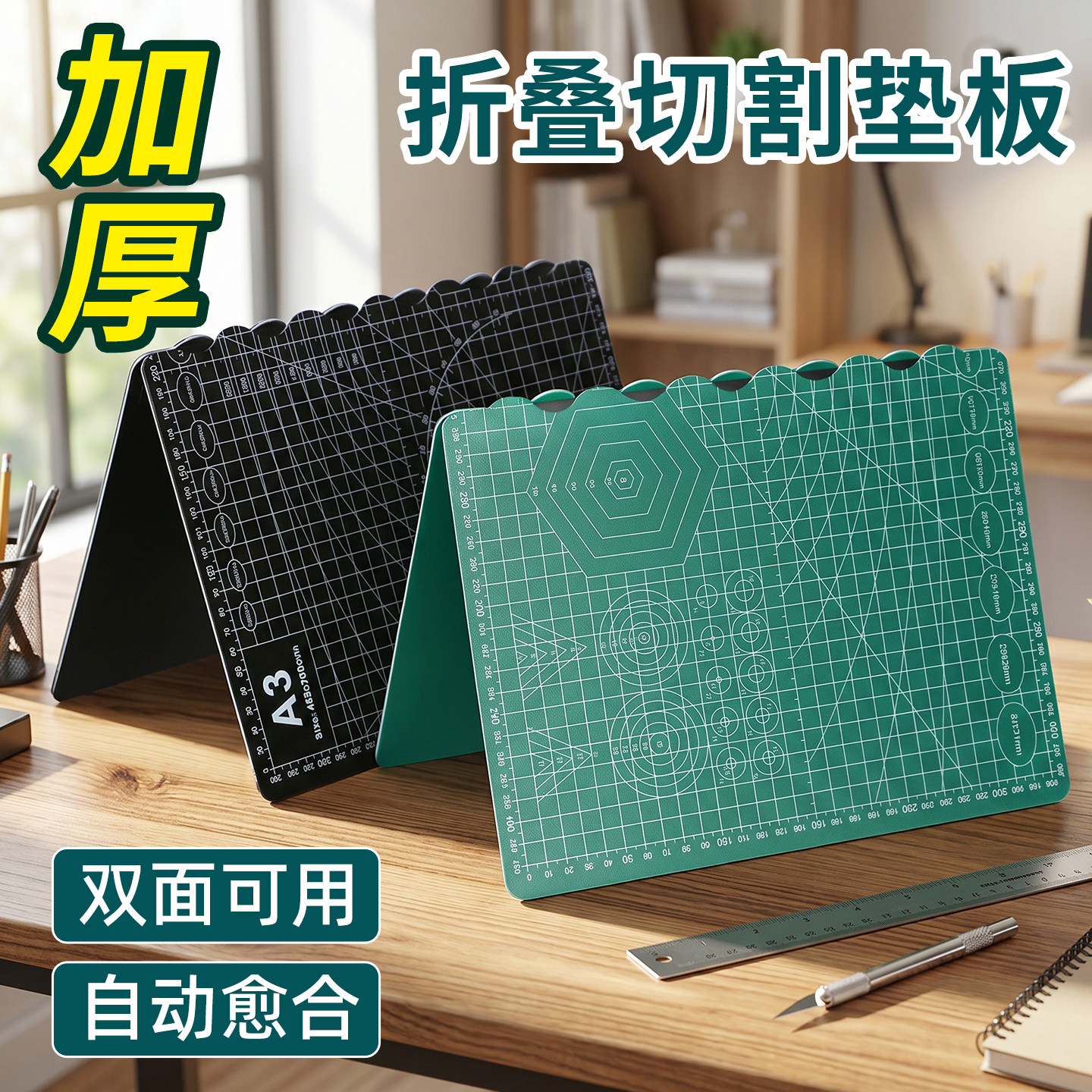 A2/A3加厚PVC防割不沾切割垫板图片