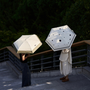 波点小清新女神太阳伞雨伞 莫语 轻便防紫外线折叠防晒遮阳伞两用