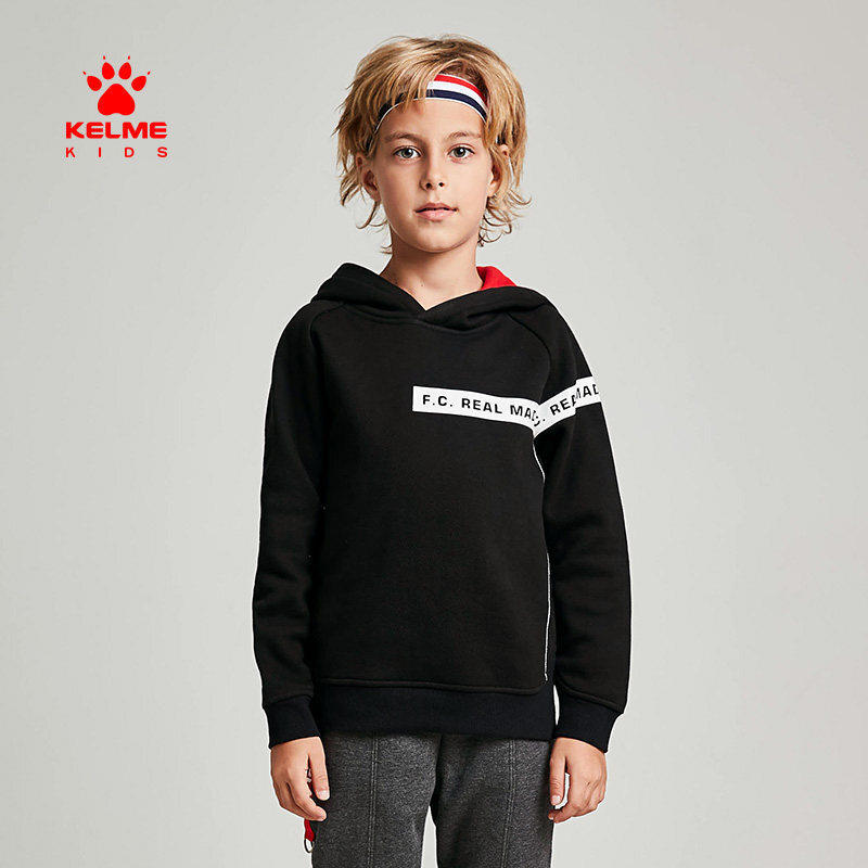 KELME KIDS卡尔美男童童装舒适休闲保暖套头卫衣中大童连帽套头衫|ruв категории Детская одежда, свитер/свитер - от Buy2taobao.com для оказания профессиональной услуги покупки агента Taobao