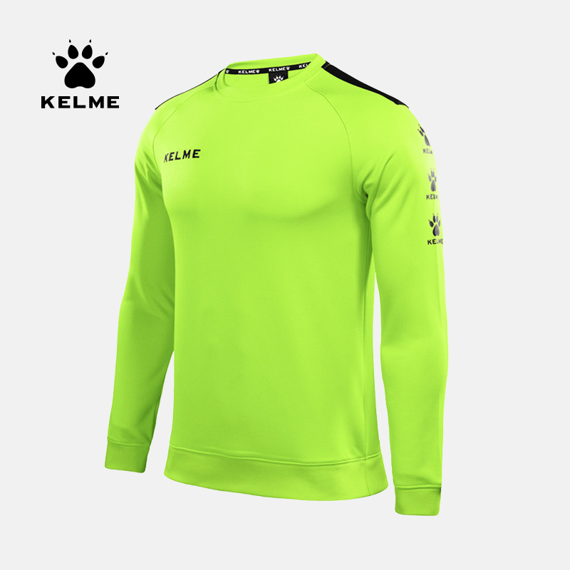 KELME卡尔美 运动休闲卫衣男足球训练外套长袖运动服圆领套头衫