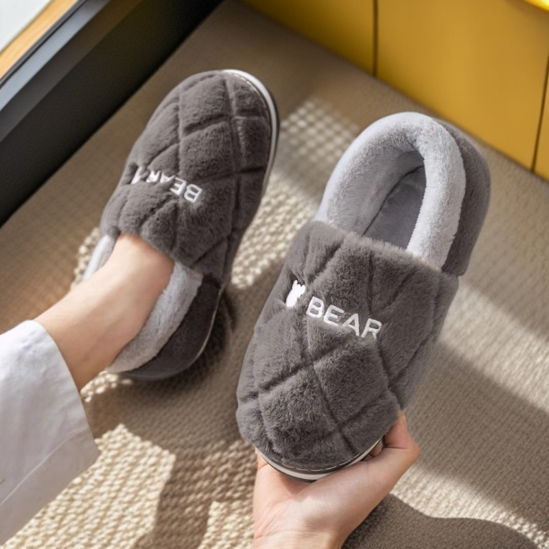 男士棉拖鞋新款冬季室内家居全包