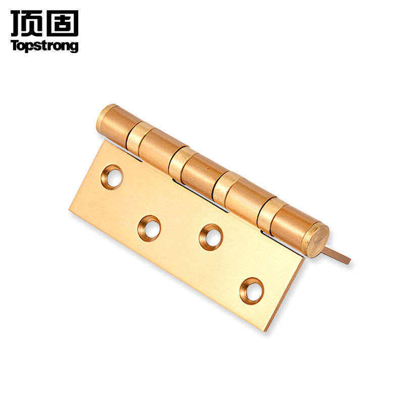 顶固不锈钢轴承静音室内门合页实木室内房门平开合页铰链拉丝金