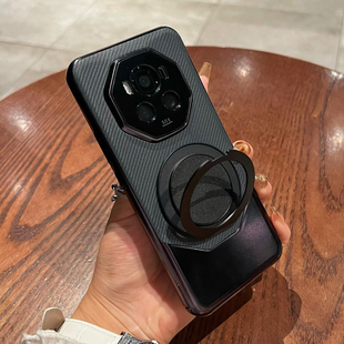 碳纤维纹理适用荣耀magic6手机壳魔术7pro全包防摔100硬壳x50gt新款素皮男士高端奢华外壳女生高级感小众