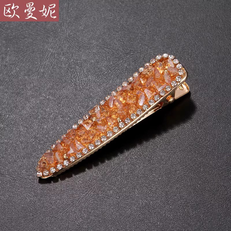 欧曼妮水钻鸭嘴夹刘海侧边夹图片