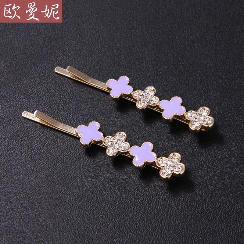 刘海日系少女风前额韩国一字夹