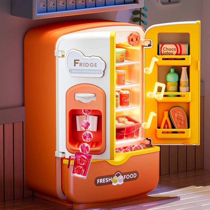儿童2025新款厨房冰箱玩具益智男
