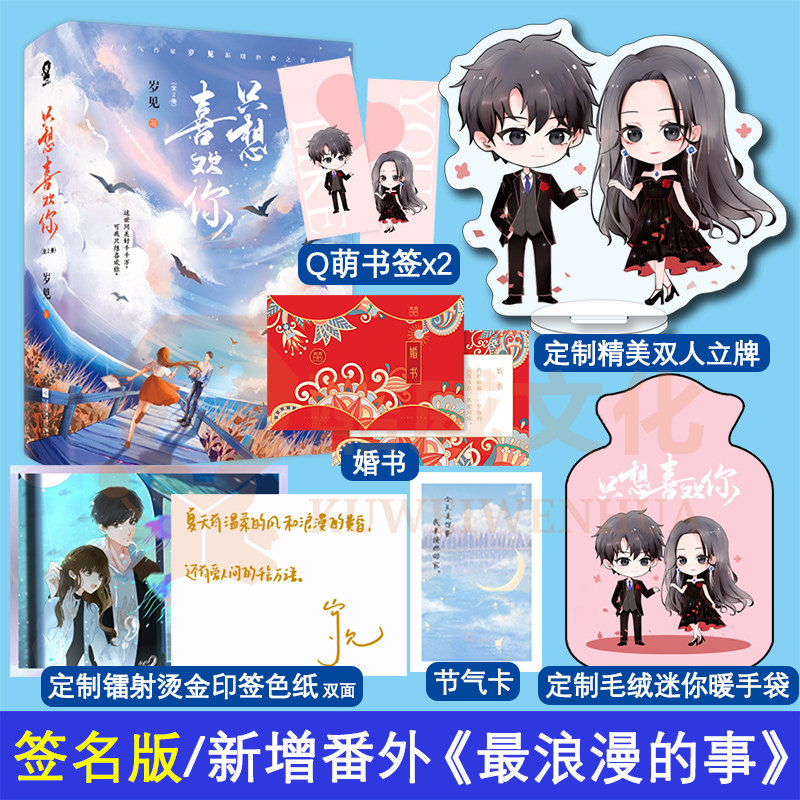 定制赠品】现货 只想喜欢你岁见著云泥小说实体书同一作者实体书新增